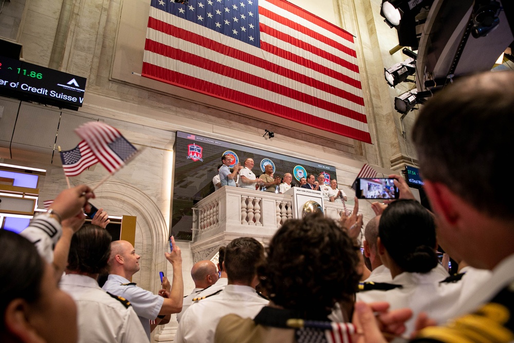 Fleet Week New York 2023 at New York Stock Exchange