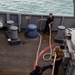 USS Bataan Sailors  prepare for sea and anchor