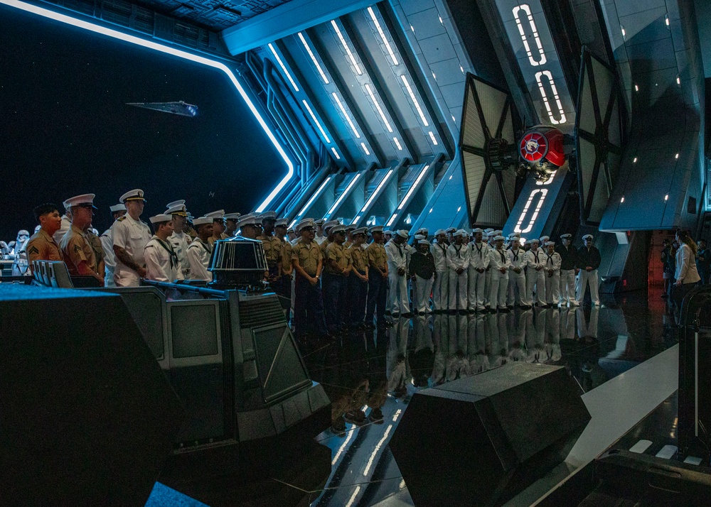 Sailors and Marines tour Disneyland