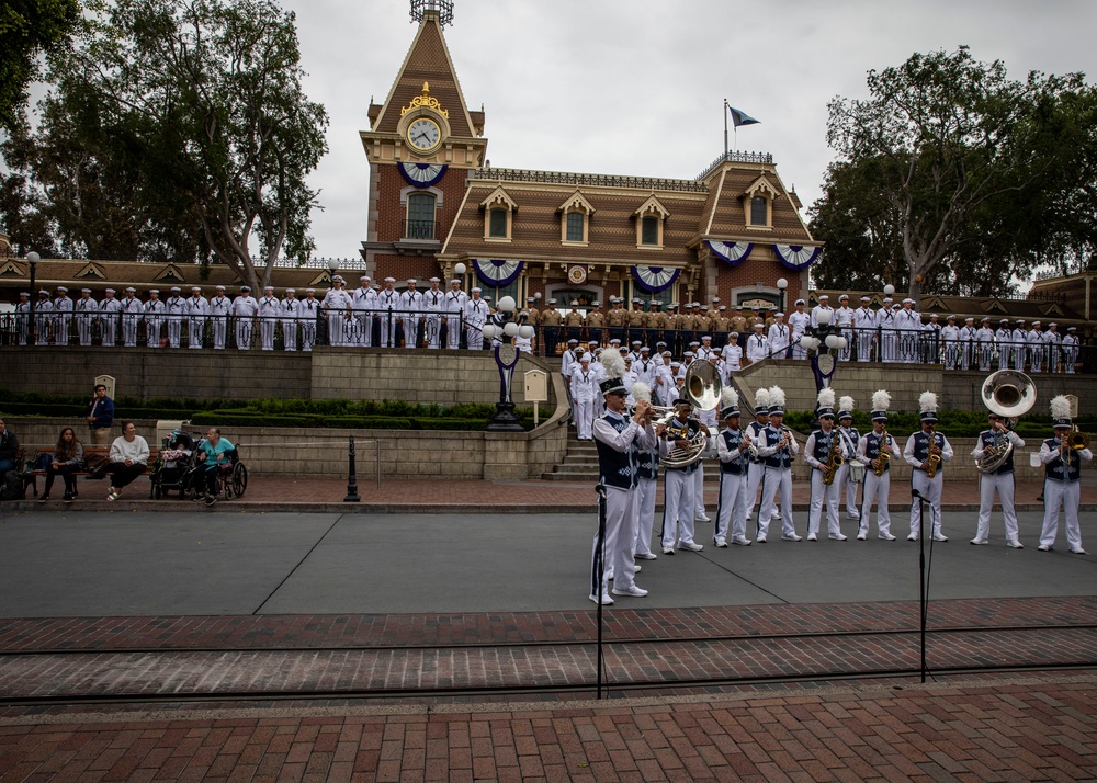 Sailors and Marines tour Disneyland