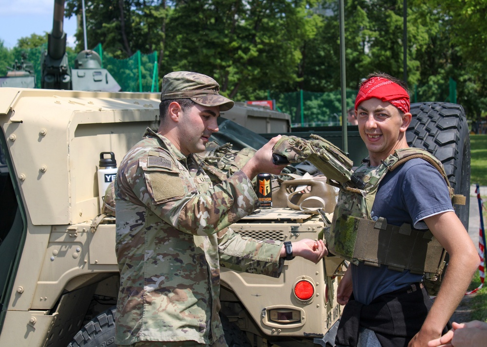 Polish Veteran Day Static Display Demonstration