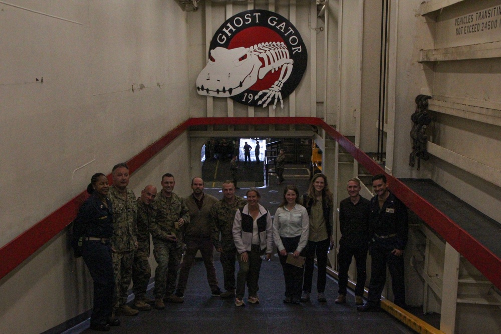 N95 and Office of Secretary of Defense CAPE &amp; Policy Visit the USS Mesa Verde