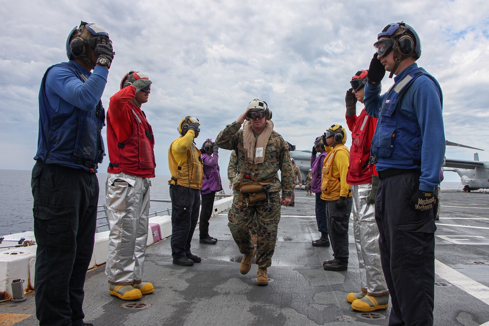 N95 and Office of Secretary of Defense CAPE &amp; Policy Visit the USS Mesa Verde