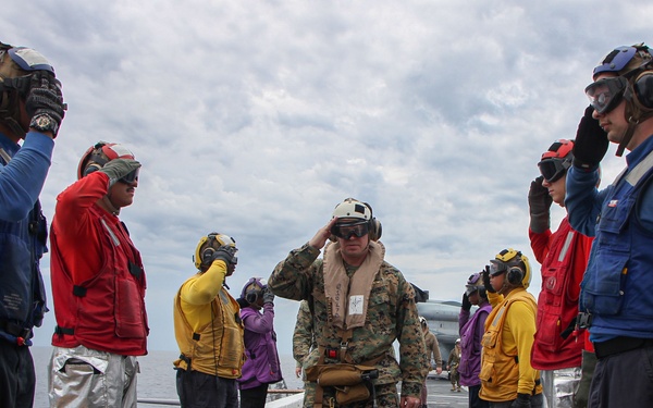 N95 and Office of Secretary of Defense CAPE &amp; Policy Visit the USS Mesa Verde