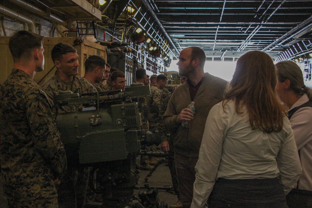 N95 and Office of Secretary of Defense CAPE &amp; Policy Visit the USS Mesa Verde