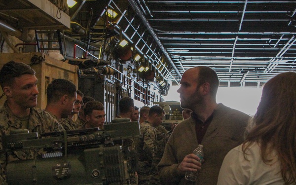 N95 and Office of Secretary of Defense CAPE &amp; Policy Visit the USS Mesa Verde