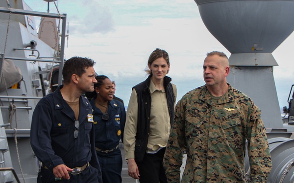 N95 and Office of Secretary of Defense CAPE &amp; Policy Visit the USS Mesa Verde