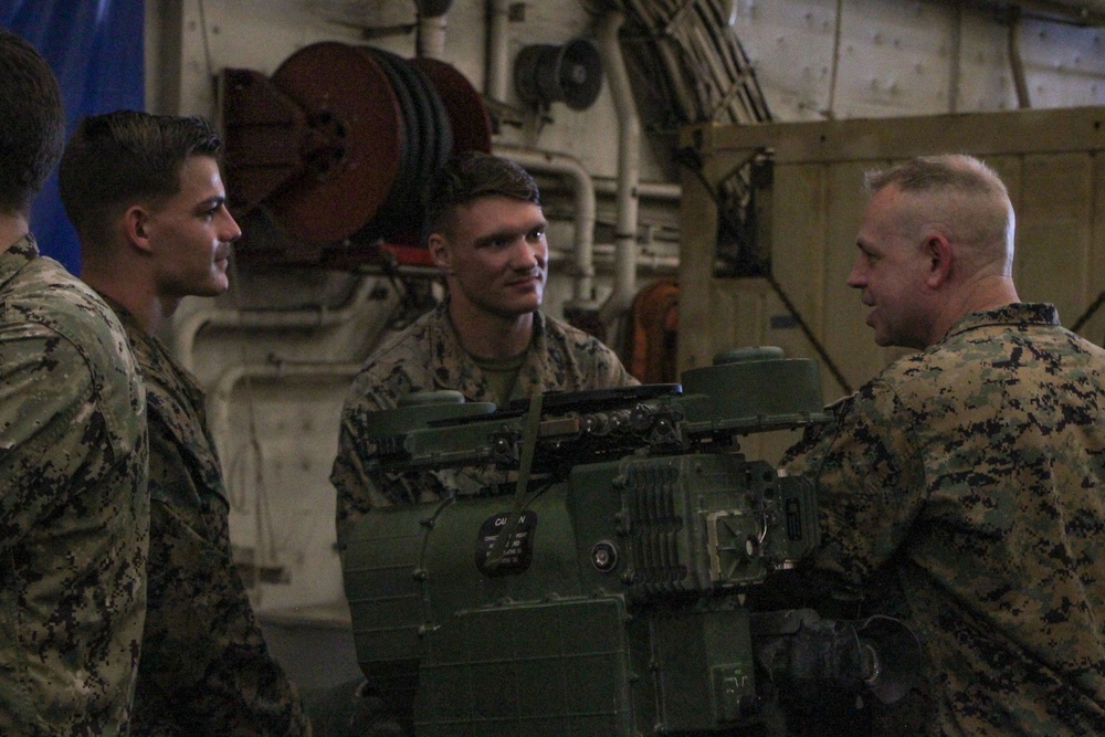 N95 and Office of Secretary of Defense CAPE &amp; Policy Visit the USS Mesa Verde