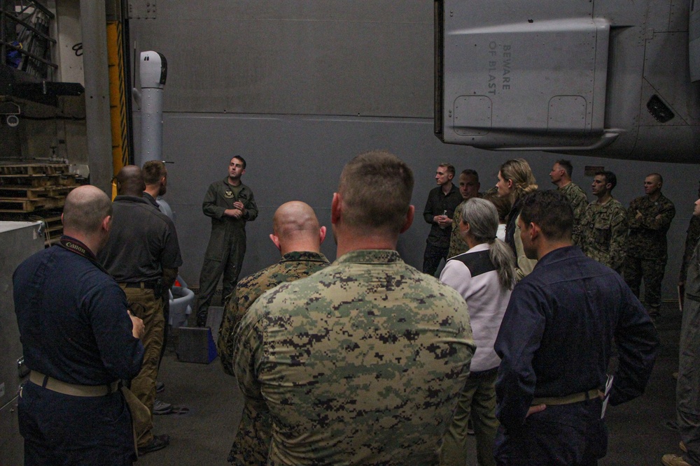 N95 and Office of Secretary of Defense CAPE &amp; Policy Visit the USS Mesa Verde