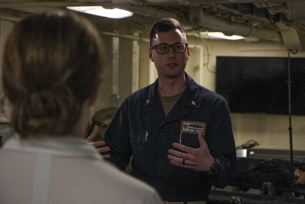 N95 and Office of Secretary of Defense CAPE &amp; Policy Visit the USS Mesa Verde