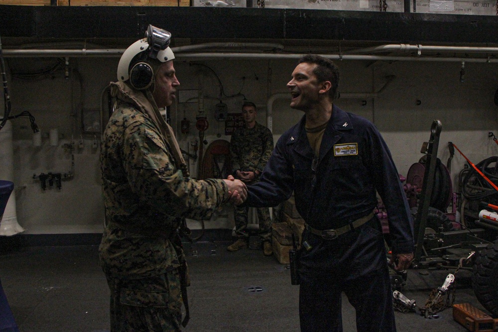 N95 and Office of Secretary of Defense CAPE &amp; Policy Visit the USS Mesa Verde