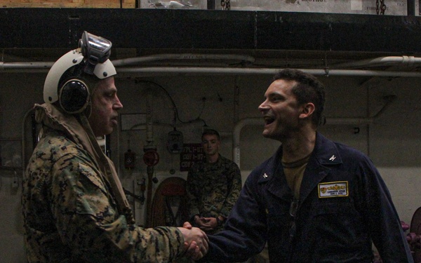 N95 and Office of Secretary of Defense CAPE &amp; Policy Visit the USS Mesa Verde