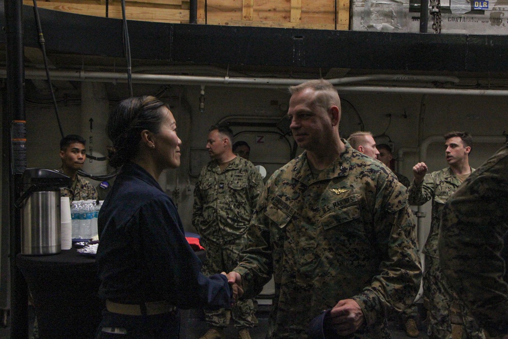 N95 and Office of Secretary of Defense CAPE &amp; Policy Visit the USS Mesa Verde