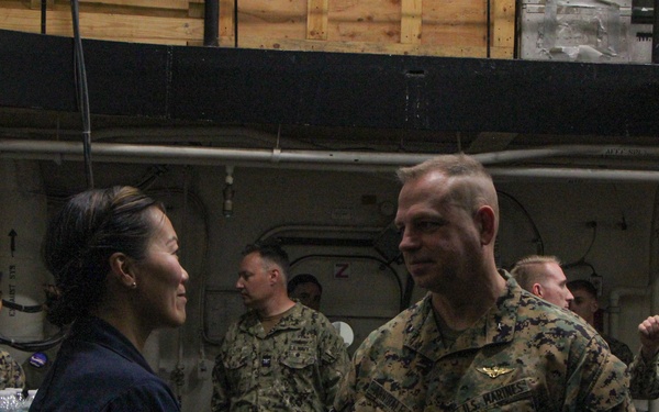 N95 and Office of Secretary of Defense CAPE &amp; Policy Visit the USS Mesa Verde