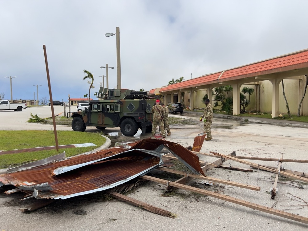 Team Andersen conducts recovery operations after Typhoon Mawar