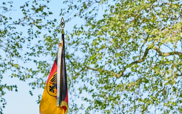 German military cemetery Ceremony