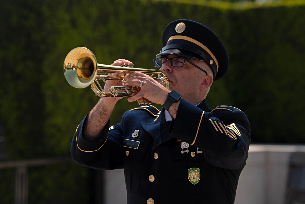 Memorial Day ceremony at the Luxembourg American Cemetery