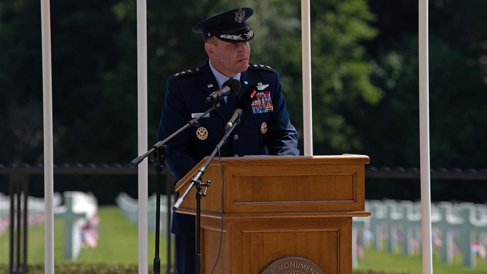 Memorial Day ceremony at the Luxembourg American Cemetery