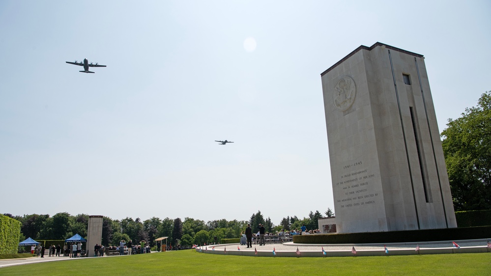 Memorial Day ceremony at the Luxembourg American Cemetery