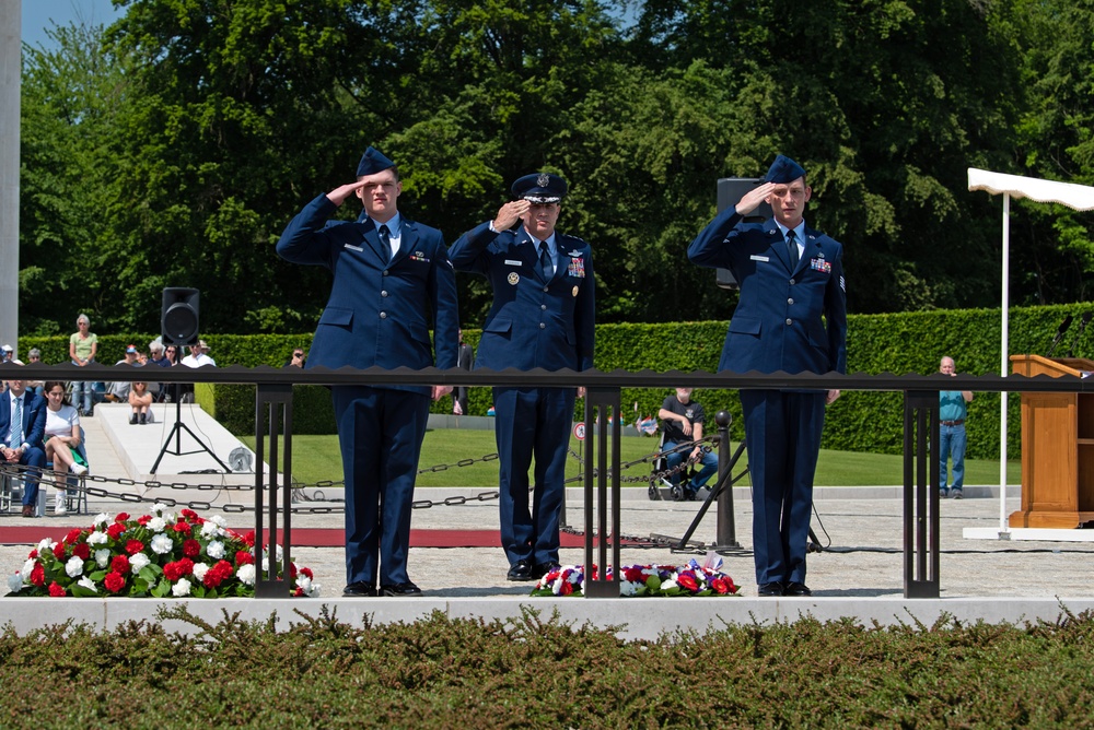 Memorial Day ceremony at the Luxembourg American Cemetery