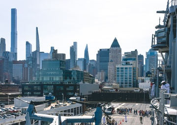 Girl Scouts visit USS Wasp during Operation Cookie Drop-off