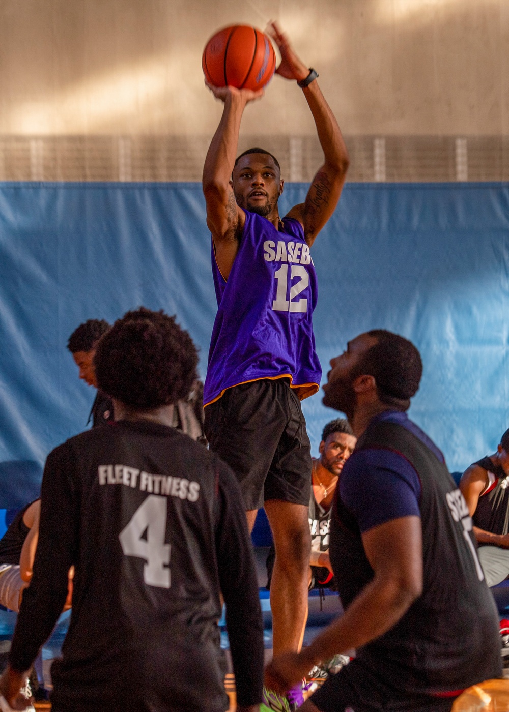 Nimitz Sailors Play Basketball