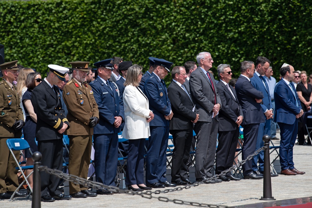 Memorial Day ceremony at the Luxembourg American Cemetery