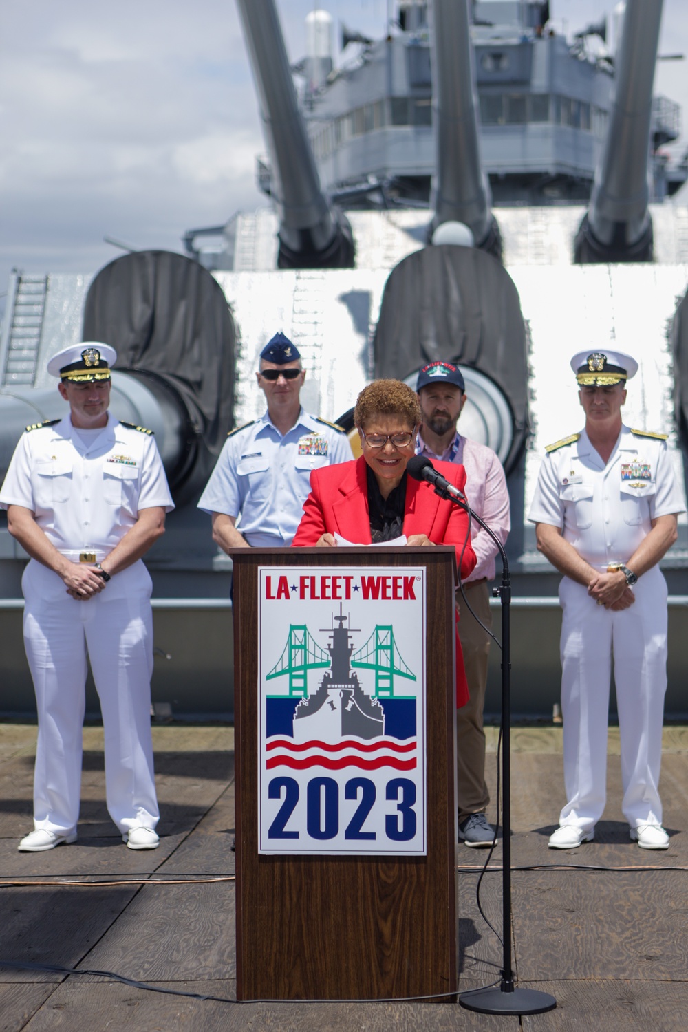 Military, city leaders host LA Fleet Week press conference