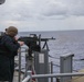 USS Carter Hall Conducts Weapons Shoot