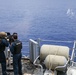 USS Carter Hall Conducts Weapons Shoot