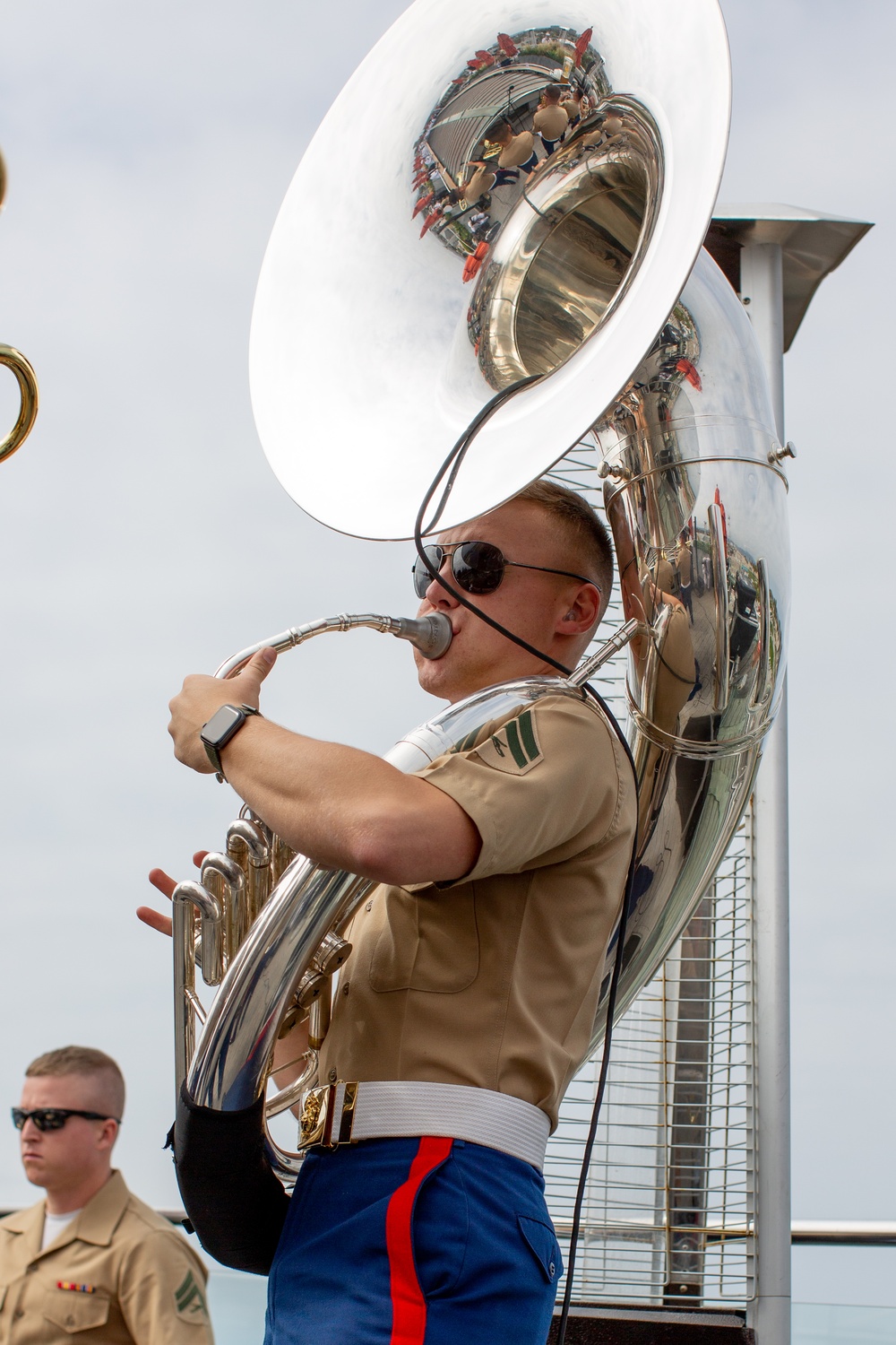 Sailors and Marines are welcomed to Venice for LA Fleet Week 2023.