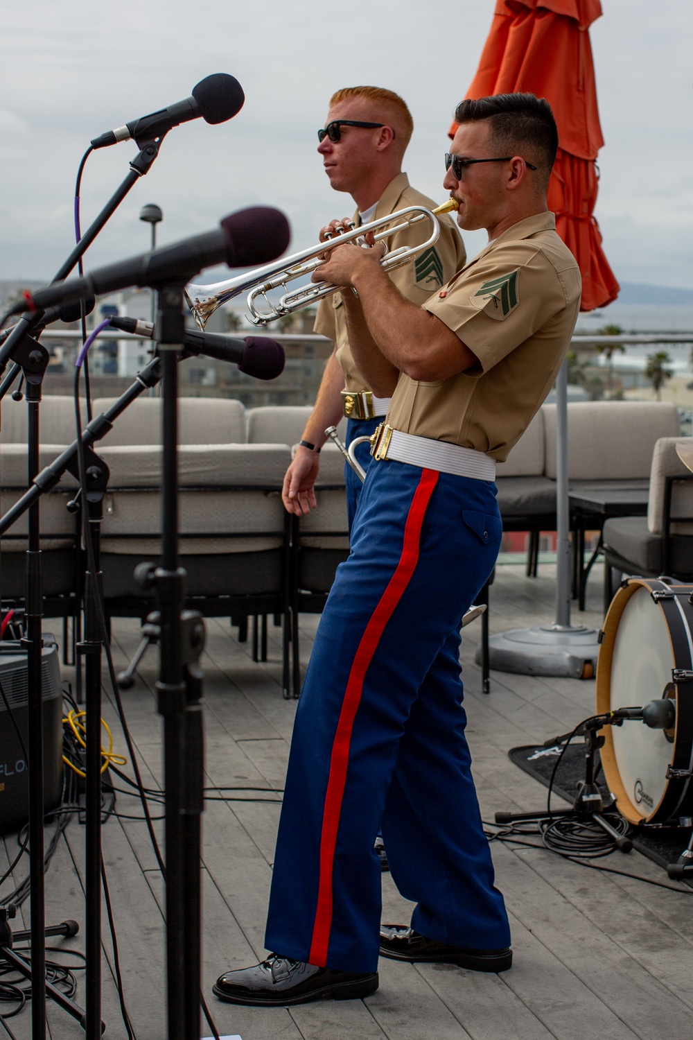 Sailors and Marines are welcomed to Venice for LA Fleet Week 2023.