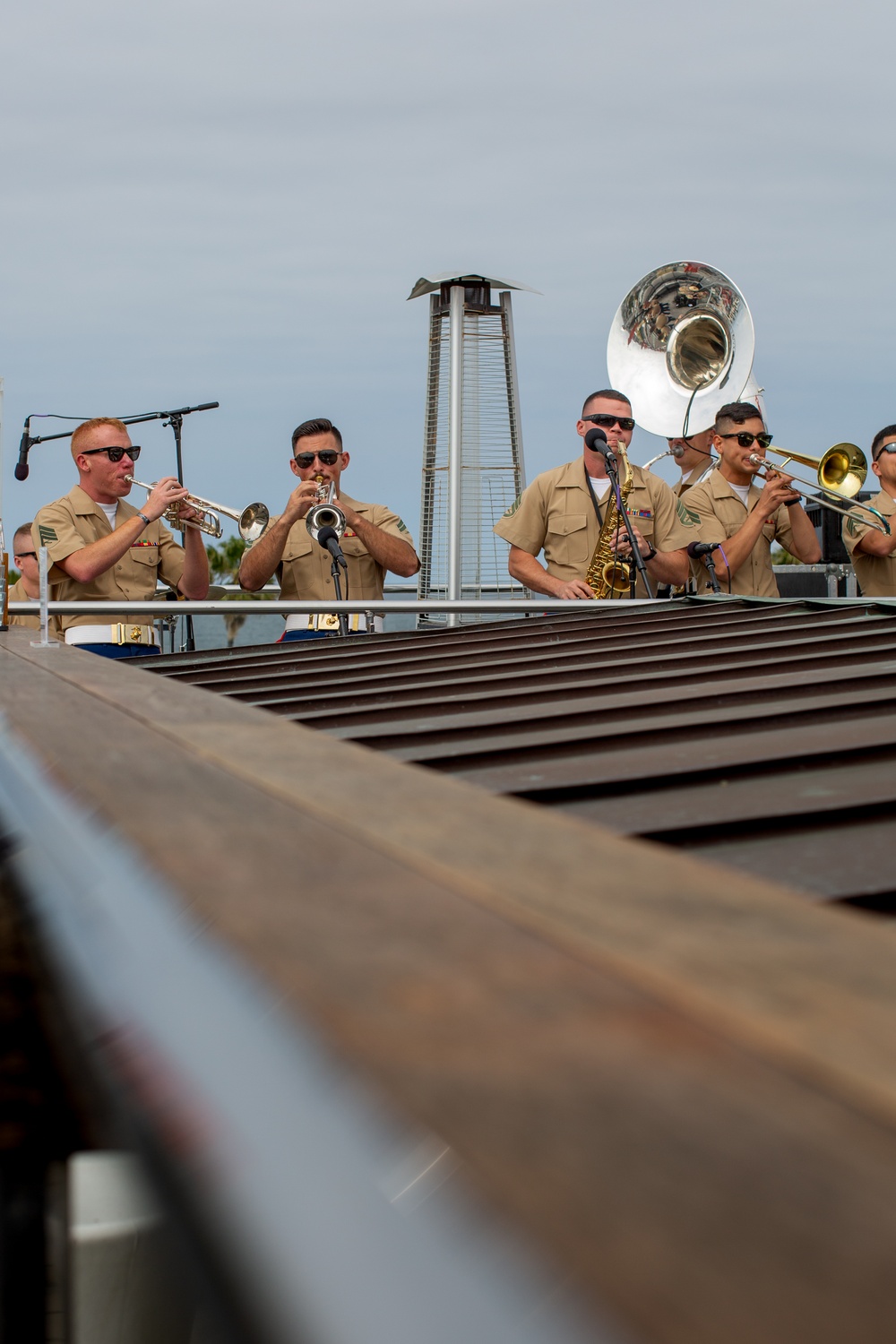 Sailors and Marines are welcomed to Venice for LA Fleet Week 2023.