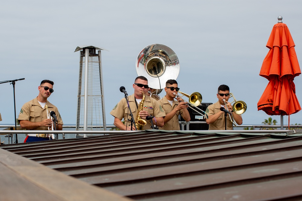 Sailors and Marines are welcomed to Venice for LA Fleet Week 2023.