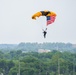 Army Golden Knights make parachute jump for Indy 500