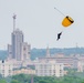 Army Golden Knights make parachute jump for Indy 500