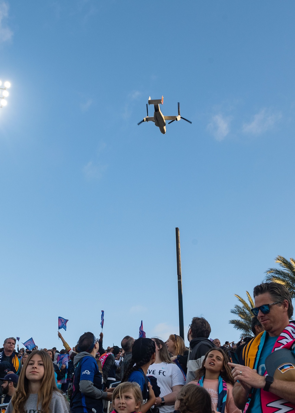 VRM-50 Conducts a Flyover for San Diego Wave