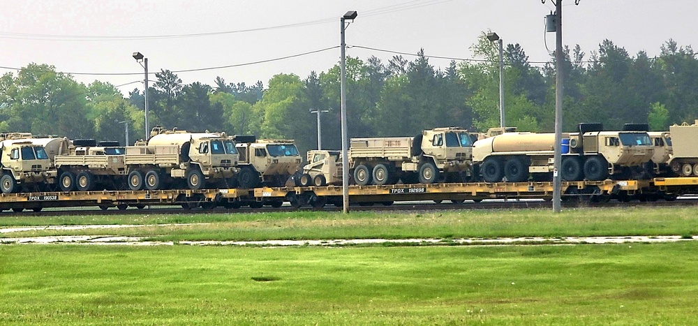Fort McCoy supports first major rail movement of 2023