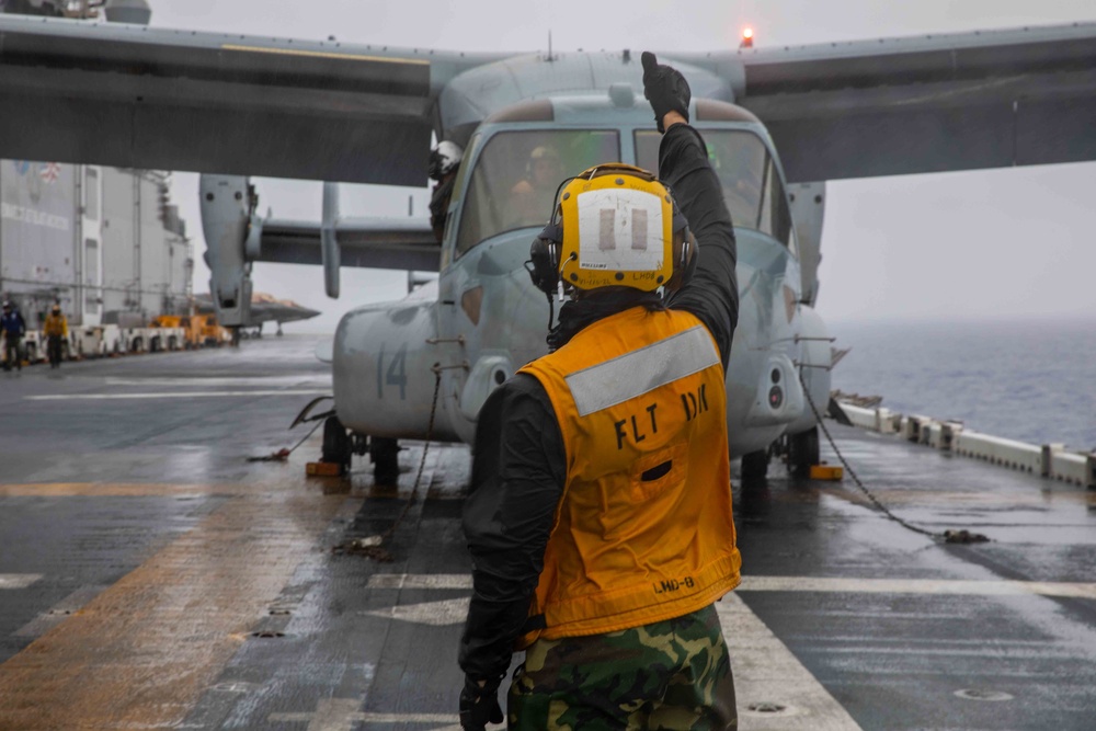 Makin Island Flight Deck Operations