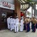 U.S. Marines and Sailors Enjoy a Lunch at Ruby's