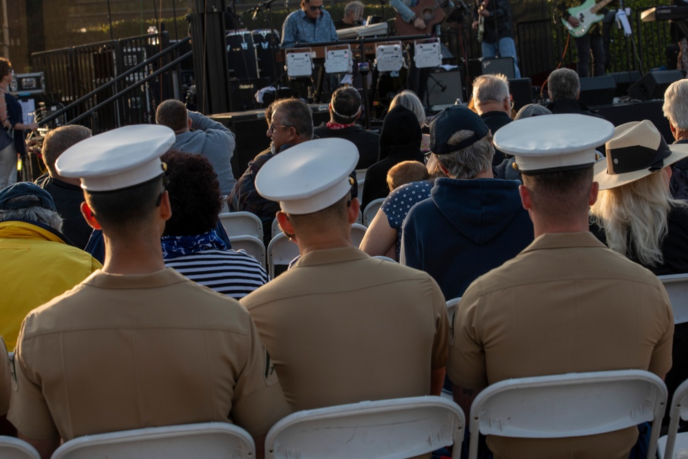 Sailors and Marines attend concert