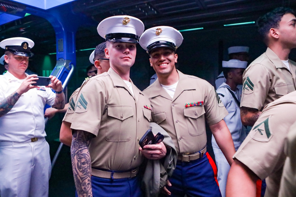 U.S. Marines, Sailors visit Disneyland during Fleet Week