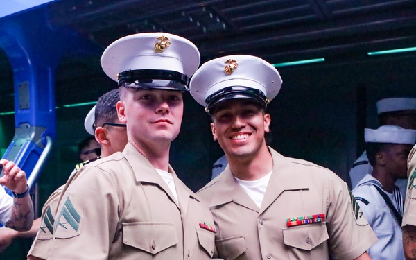 U.S. Marines, Sailors visit Disneyland during Fleet Week