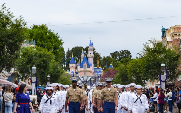 U.S. Marines, Sailors visit Disneyland during Fleet Week