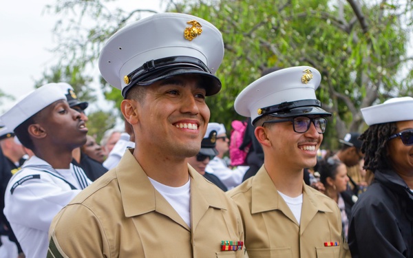 U.S. Marines, Sailors visit Disneyland during Fleet Week