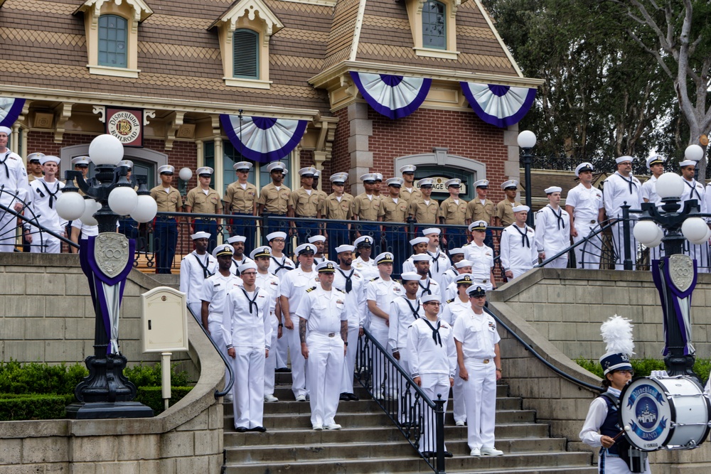 U.S. Marines, Sailors visit Disneyland during Fleet Week