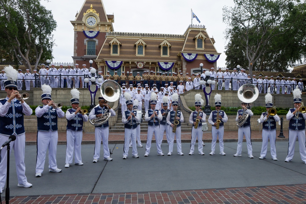 U.S. Marines, Sailors visit Disneyland during Fleet Week