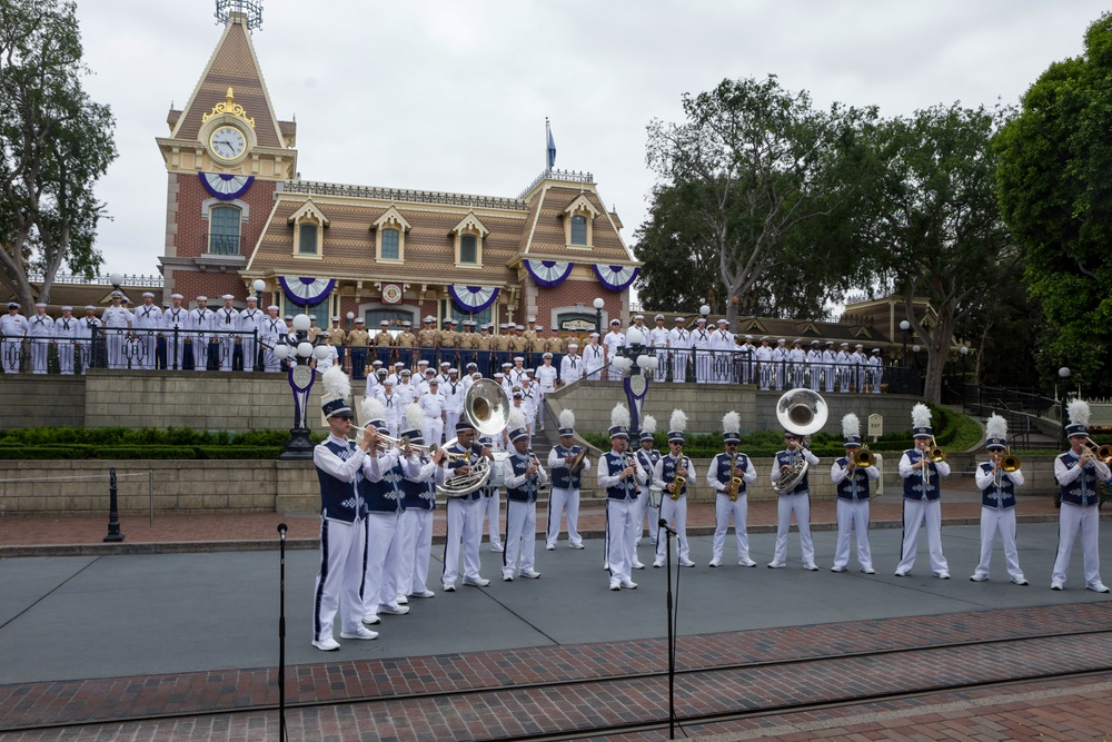 U.S. Marines, Sailors visit Disneyland during Fleet Week