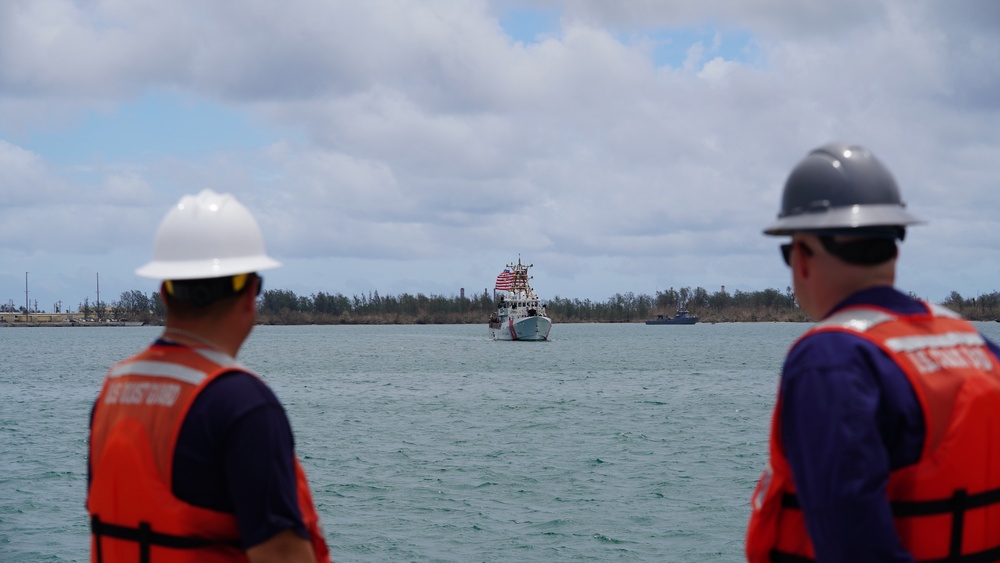U.S. Coast Guard continues recovery operations in Guam, opens Port of Guam