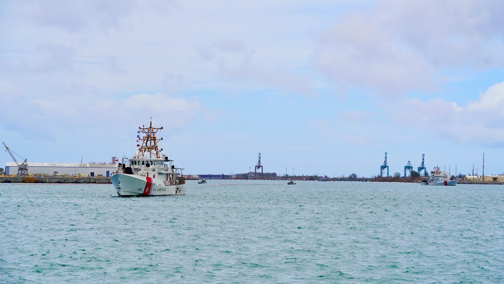 U.S. Coast Guard continues recovery operations in Guam, opens Port of Guam